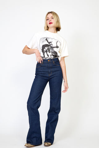 ONE OF THESE DAYS Long Horn Short Sleeve Tee