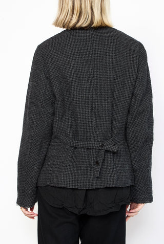 PAS DE CALAIS Wool Houndstooth Jacket