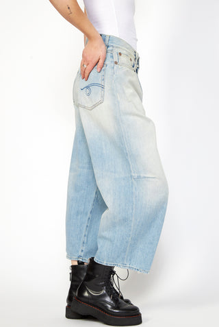 R13 Crop Wide Leg Jean