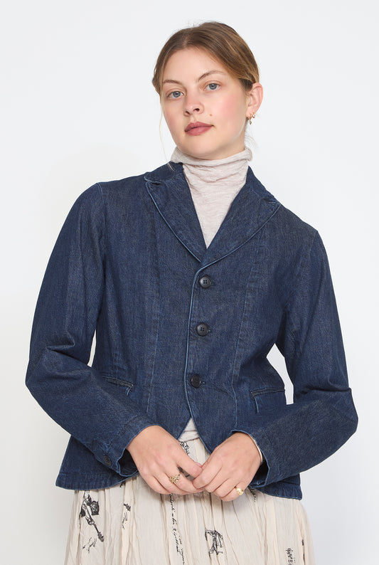 PAS DE CALAIS Natural Denim Tailored Jacket
