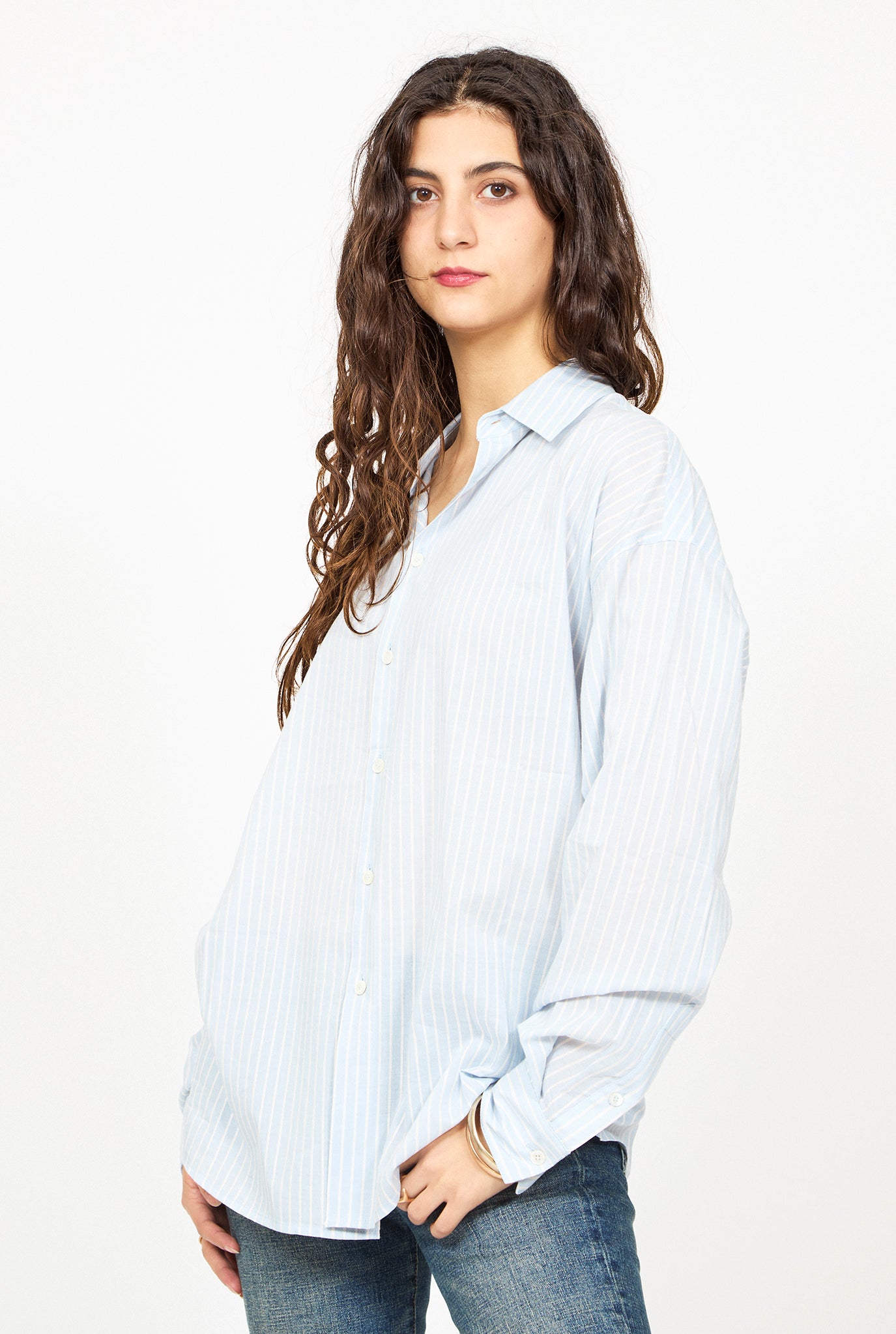 6397 Ribbon Stripe Uniform Shirt