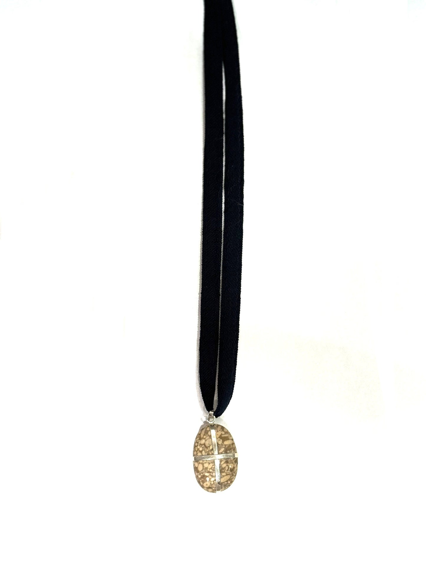NATHALIE MATHOULIN Sterling Silver Pendant Necklace