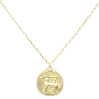 MARIAN MAURER Zodiac Medal Necklace